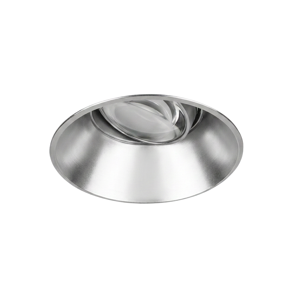 Trimless Rond Geborsteld Metaal